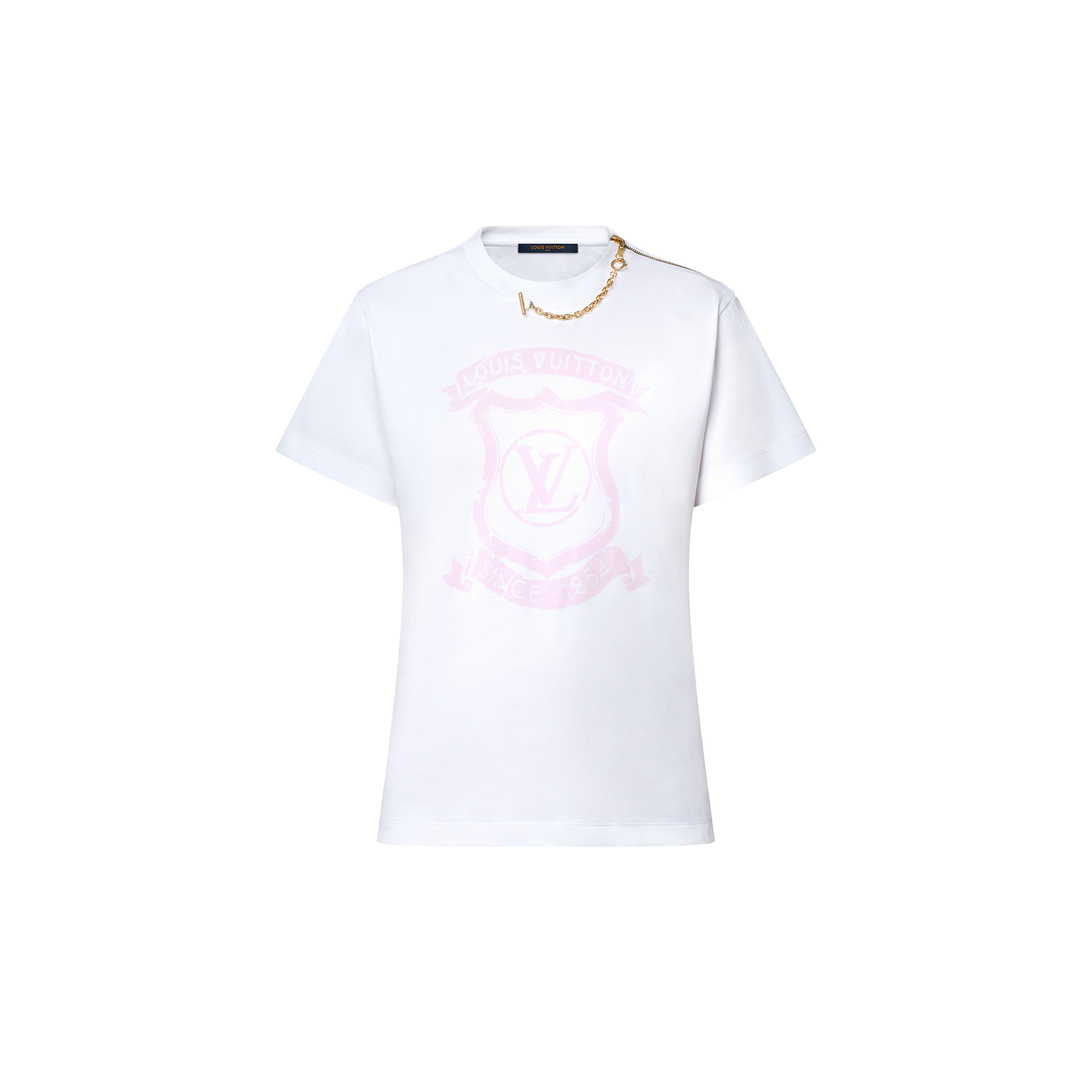 Signature Zipper Detail T-Shirt - Women - Ready-to-Wear | LOUIS